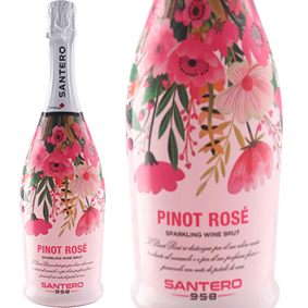 ピノ ロゼ フラワーボトル