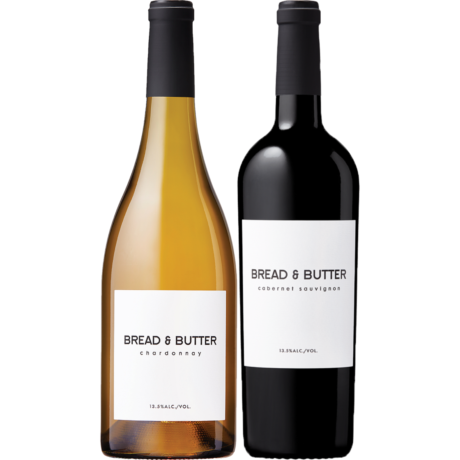 【送料無料!!とろ旨キャンペーン】ブレッド&バター シャルドネ、カベルネ・ソーヴィニヨン 2本セット