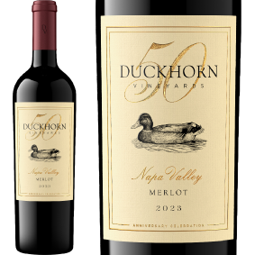 【50周年記念ラベル】ダックホーン・ヴィンヤーズ メルロー ナパ・ヴァレー 2023
