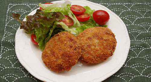 コロッケ・餃子・白身魚のフライ