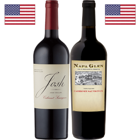 【限定2セット】間違いない味わい。カリフォルニアのカベルネ・ソーヴィニョン。ジョッシュ・セラーズ カベルネ・ソーヴィニヨン カリフォルニア、 ナパ・グレン カベルネ・ソーヴィニヨン  ナパ・ヴァレー