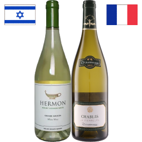 【限定2セット】これで決定！貝や海鮮にばっちりな白ワイン！！マウントヘルモン ホワイト、シャブリ ラ・ピエレレ ラ・シャブリジェンヌ